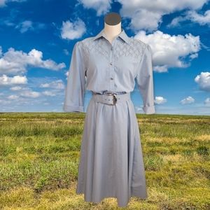 Vintage 80s County Dress